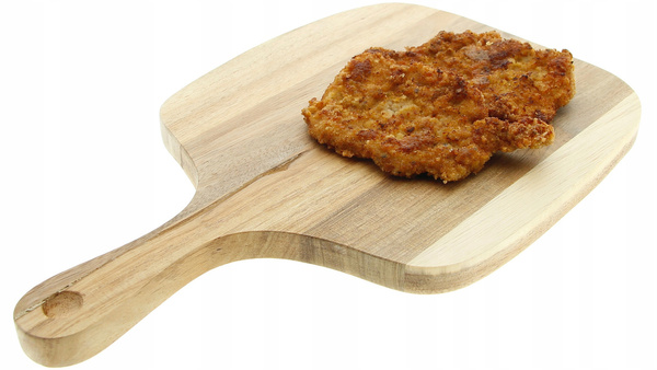 DESKA DREWNIANA Z AKACJI TALERZ DO SERWOWANIA DAŃ