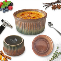 MISECZKA CREME BRULLE FOREMKA DO MUFFINEK DESERÓW DO ZAPIEKANIA CERAMICZNA