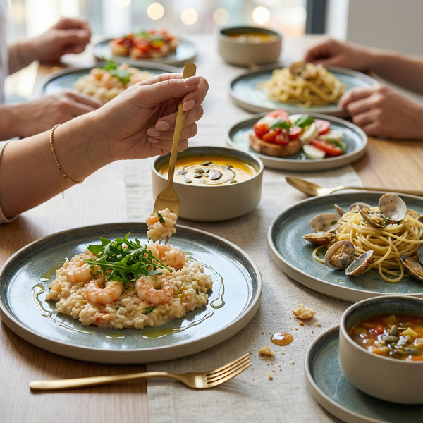 SERWIS OBIADOWY KOMPLET TALERZY 18EL. ZASTAWA OBIADOWA ZESTAW NA 6 OSÓB