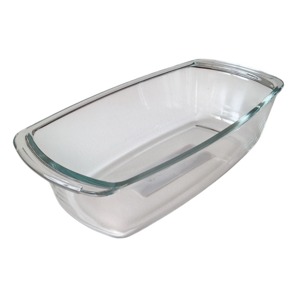 SZKLANA FORMA DO CIASTA KEKSÓWKA FORMA DO PIECZENIA ŻAROODPORNA 27x14x7,3cm