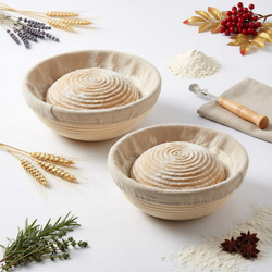 KOSZYK RATAN FORMA DO CHLEBA WYRASTANIA 21 CM 2SZT