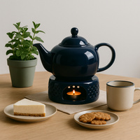 DZBANEK  APARZACZ CERAMICZNY DO HERBATY 1L Z PODWÓJNYM FILTREM I SITKIEM