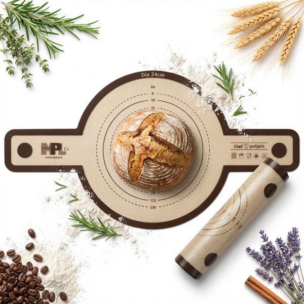 MATA SILIKONOWA DO PIECZENIA CHLEBA BISZKOPTU 55x24cm TORT NIE PRZYWIERA