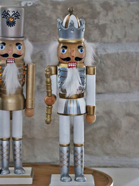 DZIADEK DO ORZECHÓW ŻOŁNIERZ OZDOBA Z DREWNA