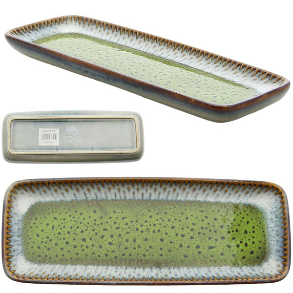 PATERA TALERZ PÓŁMISEK SALATERKA PROSTOKĄTNY CERAMICZNY 25 cm