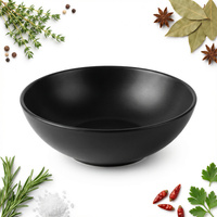 TALERZ MISKA DO ZUPY 20 cm BLACK LONDON