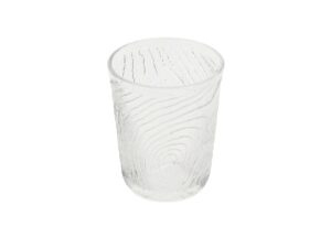SZKLANKA DO WODY GRINKÓW SOKU 250ml WZÓR PLASTRA DREWNA ARBRE PRZEZROCZYSTY