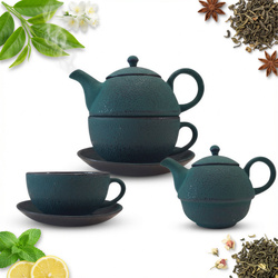 ZAPARZACZ 0.4L FILIŻANKA ŻELIWNA IMBRYK Z SITKIEM DO PARZENIA HERBATY ZIÓŁ