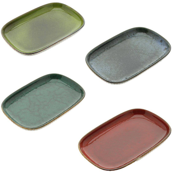 PÓŁMISEK SALATERKA PATERA TALERZ SAŁATKOWY PROSTOKĄTNY CERAMICZNY 20 cm