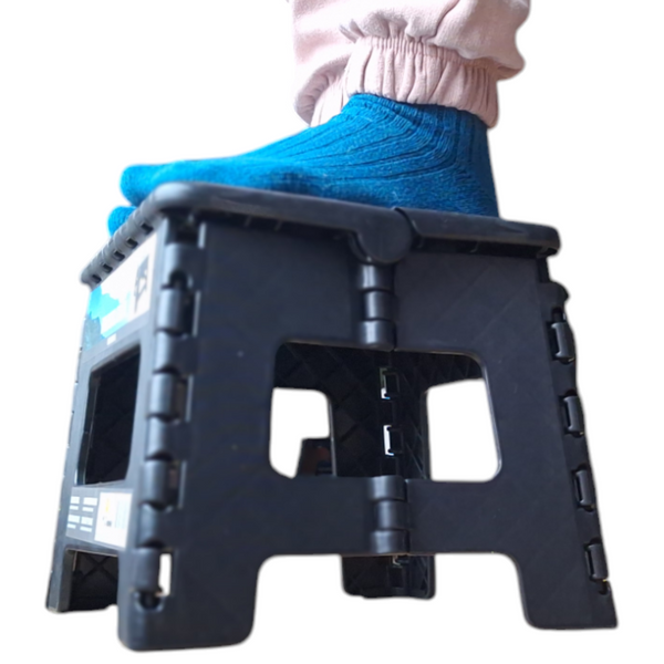 TABORET SKŁADANY STOŁEK WYTRZYMAŁY DO 100 kg. ROZKŁADANY PODEST KRZESEŁKO