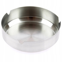 POPIELNICZKA POPIELNICA METALOWA SREBRNA