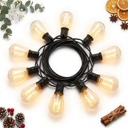 GIRLANDA ŻARÓWKI LED LAMPKI ŁAŃCUCH SZNUR NA 230V