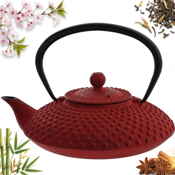 CZAJNIK ŻELIWNY ZAPARZACZ IMBRYK DO HERBATY I ŻIÓŁ