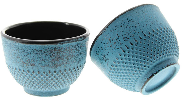 ŻELIWNE CZARKI FILIŻANKI DO HERBATY NIEPOWTARZALNE