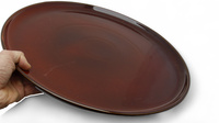 TALERZ OBIADOWY DO PIZZY CIAST DUŻY TALERZ PÓŁMISEK CERAMICZNY TALERZ 32 cm
