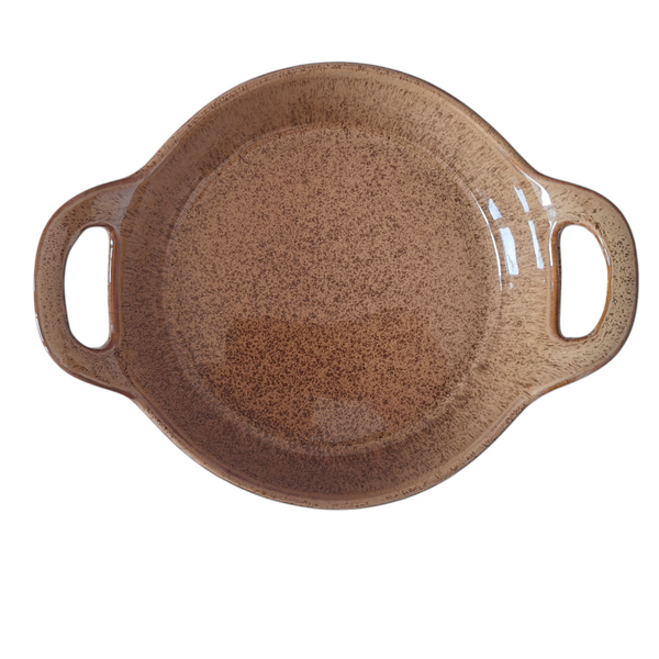 NACZYNIE ŻAROODPORNE CERAMICZNE FORMA DO PIECZENIA ZAPIEKANIA ø21 cm 0.9L