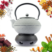 ZAPARZACZ 1,5 L ŻELIWNY ZESTAW CZAJNIK PODGRZEWACZ