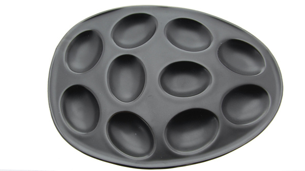 TALERZ NA JAJKA PORCELANOWY PÓŁMISEK DO JAJ