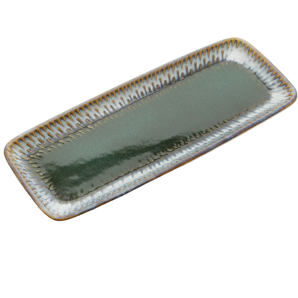 PATERA TALERZ PÓŁMISEK SALATERKA PROSTOKĄTNY CERAMICZNY 25 cm