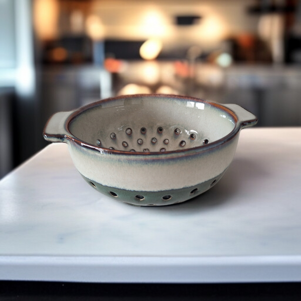 CEDZAK CERAMICZNY DURSZLAK DO MYCIA WARZYW OWOCÓW I MAKARONU