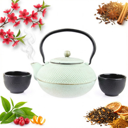 ZAPARZACZ ŻELIWNY 1,5L IMBRYK ZESTAW 2x CZARKI