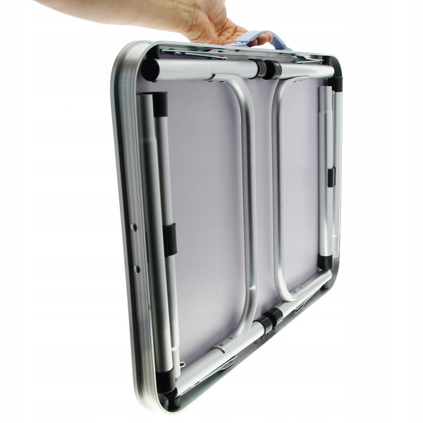 STOLIK DO ŁÓŻKA SKŁADANY ŚNIADANIOWY POD LAPTOPA NA NÓŻKACH TURYSTYCZNY