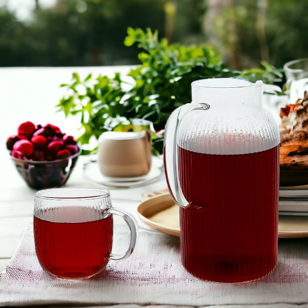 SZKLANKA KUBEK SZKLANY DO KAWY I HERBATY 333 ml 8,9 cm PRZEZROCZYSTY