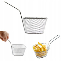 ZESTAW KOMPLET KOSZYK DO FRYTEK + PÓŁMISEK PATERA