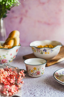 MISKA ceramiczna 8,5 cm PANI KWIATEK miseczka do dipów 150 ml