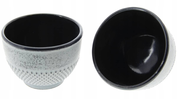 CZAJNIK 1,5L ŻELIWNY 4x CZARKI PODKŁADKA ZESTAW