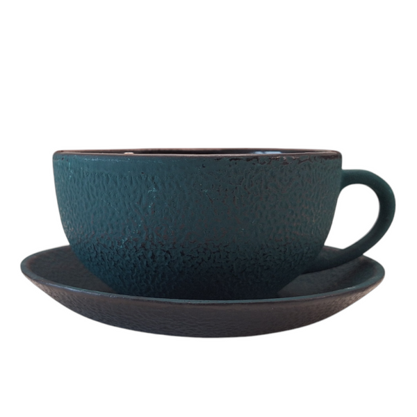 ZAPARZACZ 0.4L FILIŻANKA ŻELIWNA IMBRYK Z SITKIEM DO PARZENIA HERBATY ZIÓŁ