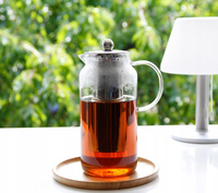 DZBANEK SZKLANY ZAPARZACZ DO HERBATY Z FILTREM