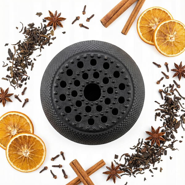 PODGRZEWACZ ŻELIWNY CZARNY Ø 14,7 CM DO PODGRZEWANIA SOLIDNY NA ŚWIECZKI