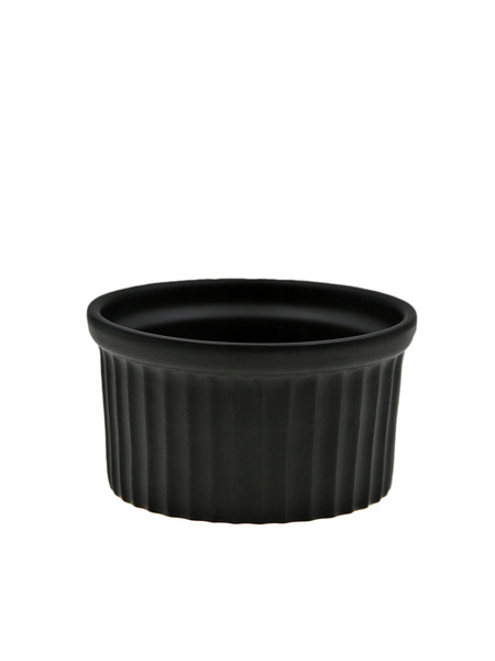 Miseczka CREME BRULLE forma do muffinek CZARNA