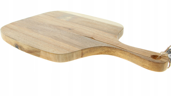 DESKA DREWNIANA Z AKACJI TALERZ DO SERWOWANIA DAŃ