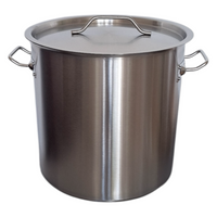 GARNEK STAL NIERDZEWNA 32,5 cm GAR 26L DO GASTRO Z POKRYWKA METALOWA