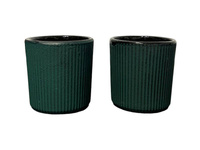 CZARKI ŻELIWNE FILIŻANKI 2 SZT ZESTAW ŻELIWNY DO HERBATY I ZIÓŁ 100ml