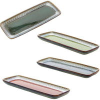 PATERA TALERZ PÓŁMISEK SALATERKA PROSTOKĄTNY CERAMICZNY 25 cm