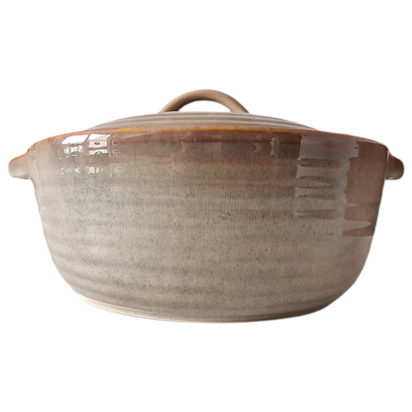 WAZA DO ZUPY GARNEK 2L CERAMICZMY Z POKRYWKĄ DO PIECZENIA CHLEBA 23 cm