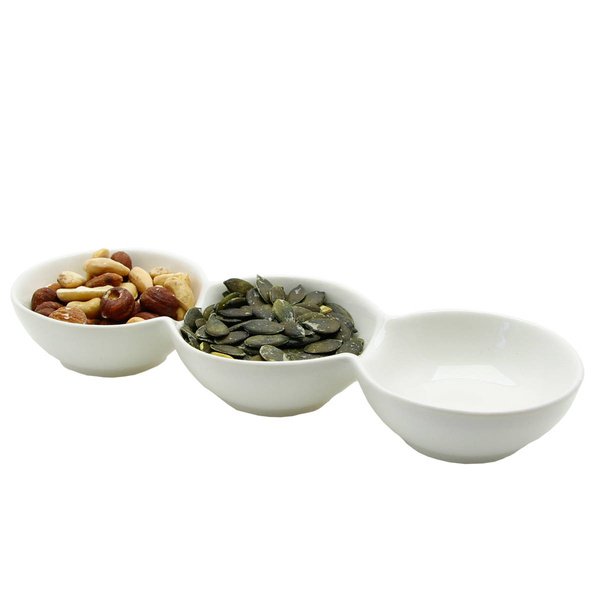 MISECZKI 3 POJEMNIKI PORCELANOWE DO DIPÓW SOSÓW