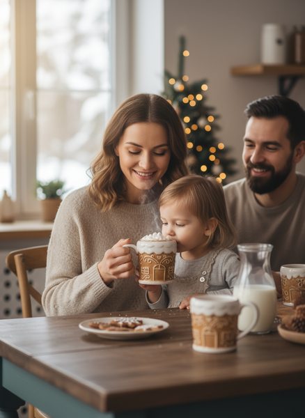 KUBEK DO GORĄCEJ CZEKOLADY BIAŁY 400 ML BŁYSZCZĄCY DO PICIA ZMYWARKA 10×9,5