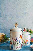 POJEMNIK ceramiczny SŁOIK do przechowywania PAN KWIATEK 1,25L