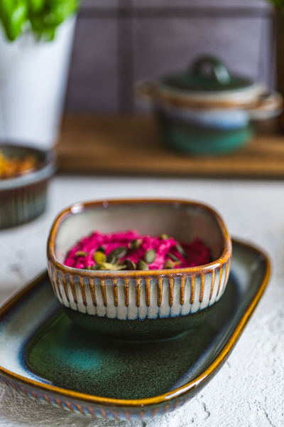 CERAMICZNA MISECZKA OMBRES 250 ML 10 CM DO DIPÓW DESERÓW ZAPIEKANIA