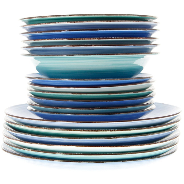 TALERZE ZESTAW OBIADOWY SERWIS 18 el TALERZY