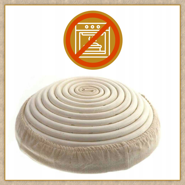 KOSZYK RATAN DO WYRASTANIA IDEALNEGO CHLEBA 23 CM