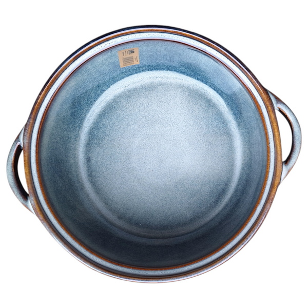 GARNEK 2L WAZA DO ZUPY NACZYNIE ŻAROODPORNE Z POKRYWKĄ DO CHLEBA 23 cm