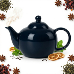 DZBANEK  APARZACZ CERAMICZNY DO HERBATY 1L Z PODWÓJNYM FILTREM I SITKIEM