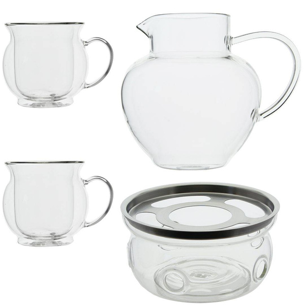 ZESTAW DO GRZANEGO WINA KUBKI DZBANEK PODGRZEWACZ