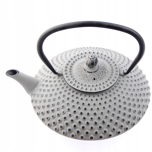 CZAJNIK 1,25L ZAPARZACZ ŻELIWNY 2x CZARKI ZESTAW