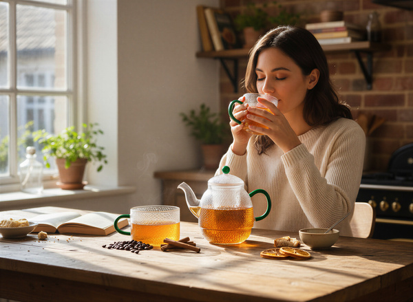 CZAJNIK DZBANEK Z ZAPARZACZEM 0,5L Z FILIŻANA 250ml ZESTAW DO HERBATY SZKŁO
